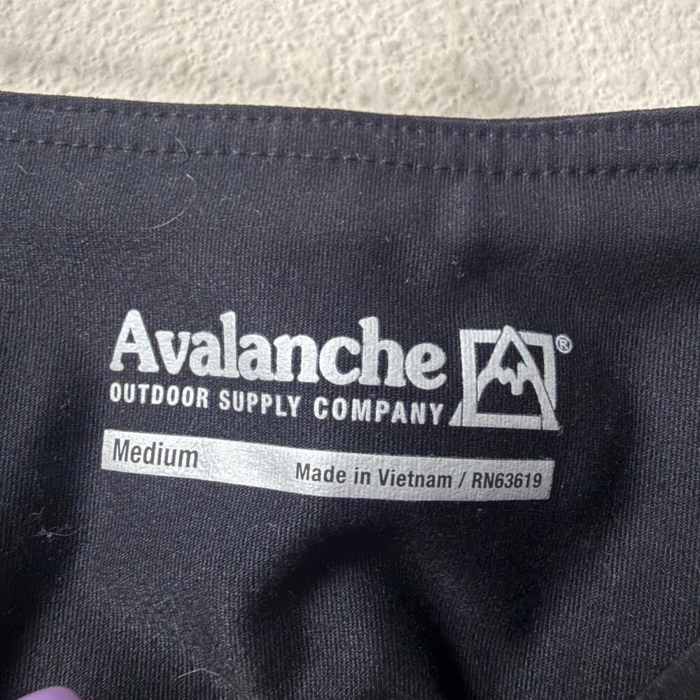 Avalanche Black Hybrid Hiking Outdoor Pants Size M - Picture 4 of 5